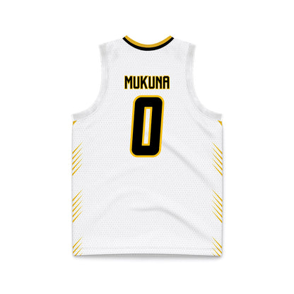 FHSU - NCAA Men's Basketball : Dan Mukuna - White Basketball Jersey-1