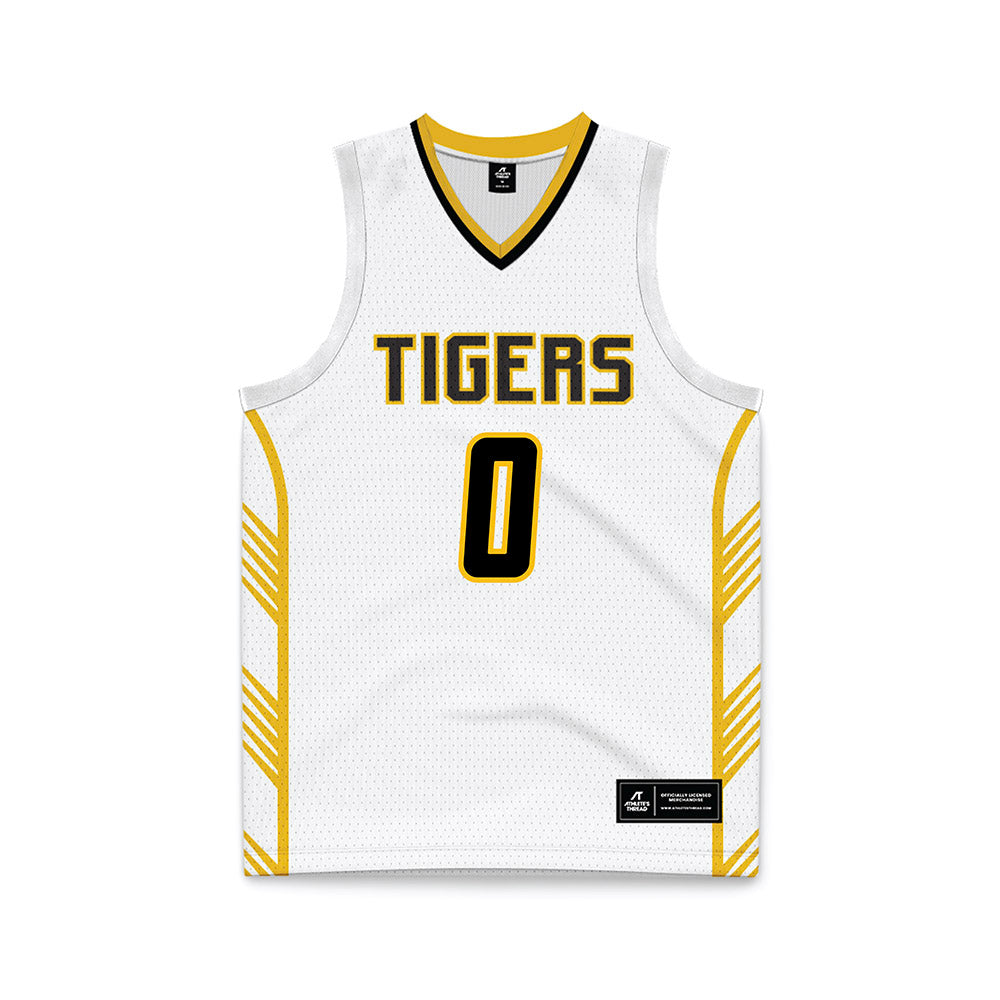 FHSU - NCAA Men's Basketball : Dan Mukuna - White Basketball Jersey-0