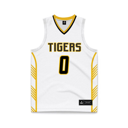 FHSU - NCAA Men's Basketball : Dan Mukuna - White Basketball Jersey-0