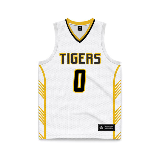 FHSU - NCAA Men's Basketball : Dan Mukuna - White Basketball Jersey-0