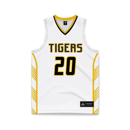 FHSU - NCAA Men's Basketball : Ben Johnson - White Basketball Jersey-0