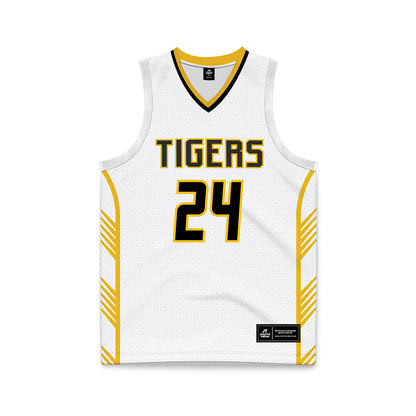 FHSU - NCAA Men's Basketball : Tory Homan - White Basketball Jersey-0