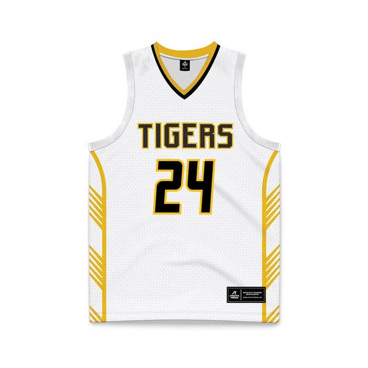 FHSU - NCAA Men's Basketball : Tory Homan - White Basketball Jersey-0