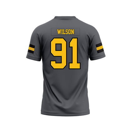 FHSU - NCAA Football : Jakolbi Wilson - Grey Football Jersey-1