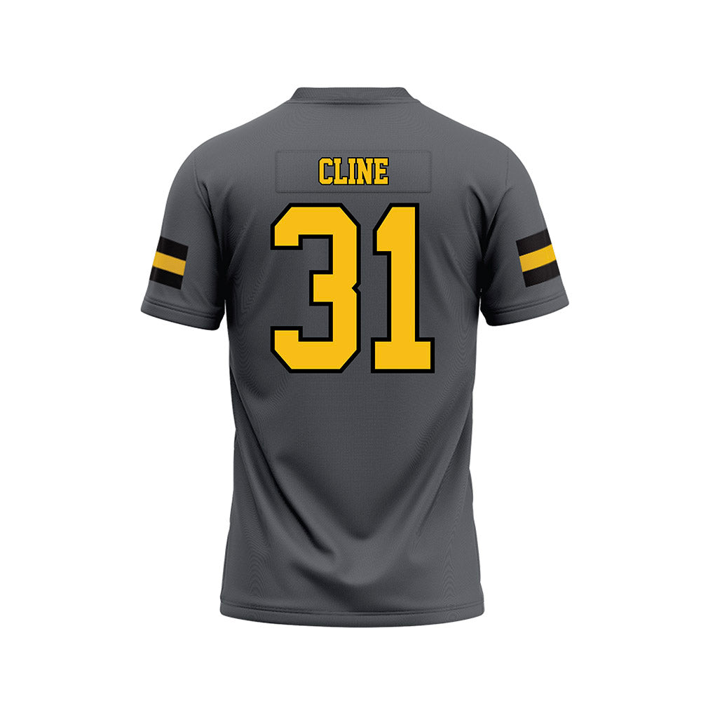 FHSU - NCAA Football : Aden Cline - Grey Football Jersey-1