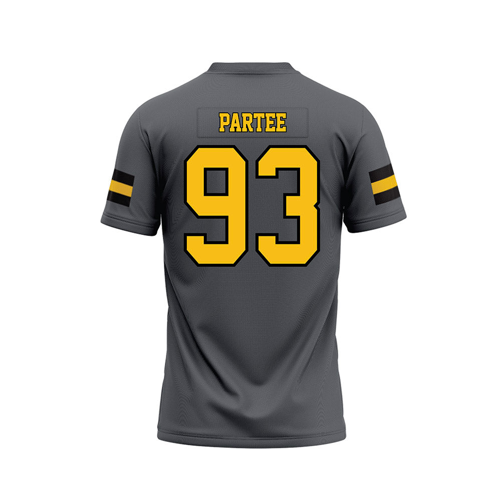 FHSU - NCAA Football : Taderian Partee - Grey Football Jersey-1