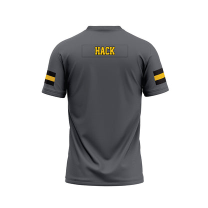 FHSU - NCAA Football : Hayden Hack - Grey Football Jersey