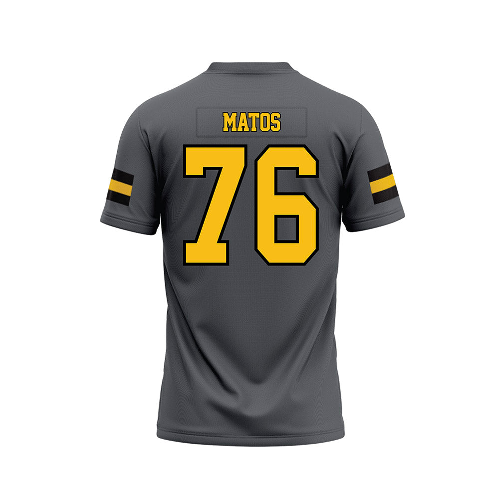 FHSU - NCAA Football : Ziah Matos - Grey Football Jersey-1