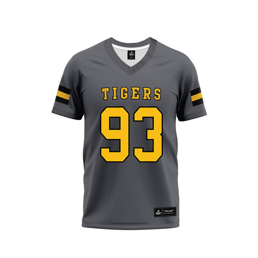 FHSU - NCAA Football : Taderian Partee - Grey Football Jersey-0