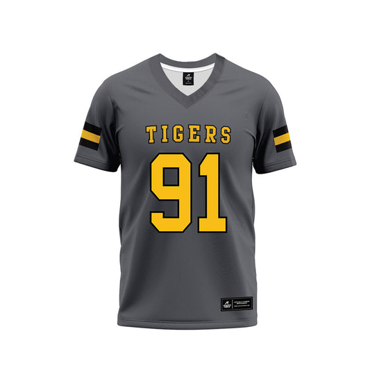 FHSU - NCAA Football : Jakolbi Wilson - Grey Football Jersey-0