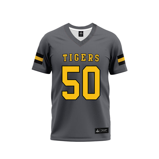 FHSU - NCAA Football : Gunner Kerr - Grey Football Jersey-0
