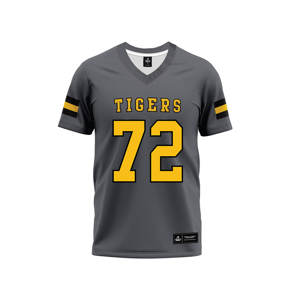 FHSU - NCAA Football : Mason Hogan - Grey Football Jersey-0
