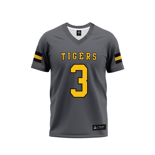 FHSU - NCAA Football : John Johnson - Grey Football Jersey-0