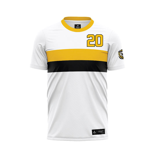 FHSU - NCAA Men's Soccer : Marcos German - White Soccer Jersey-0