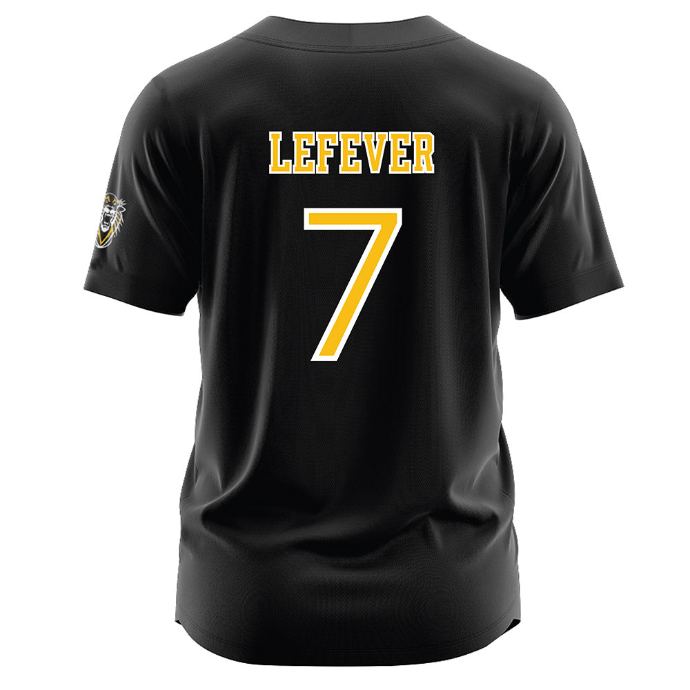 FHSU - NCAA Softball : Avery Lefever - Black Jersey-1