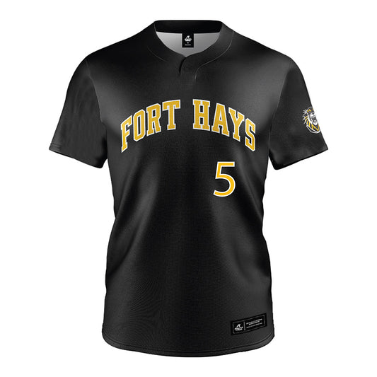 FHSU - NCAA Softball : Taylor Fitzgerald - Black Jersey-0