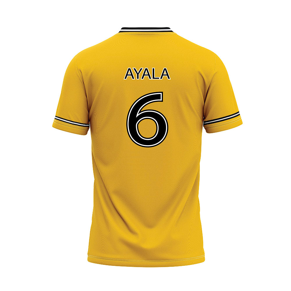 FHSU - NCAA Baseball : Luis Ayala - Yellow Baseball Jersey-1