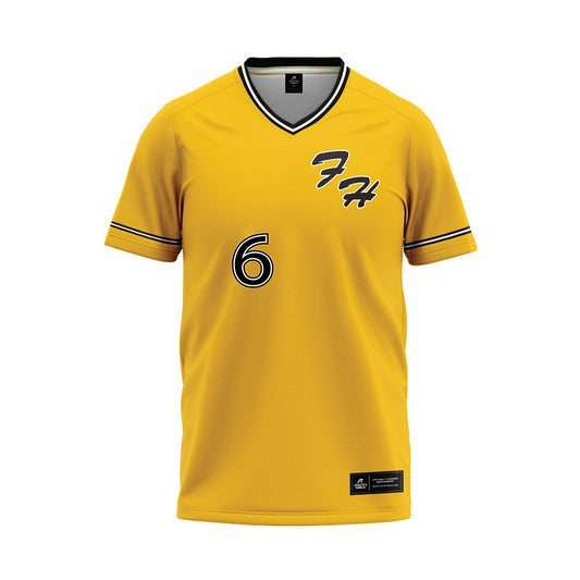 FHSU - NCAA Baseball : Luis Ayala - Yellow Baseball Jersey-0