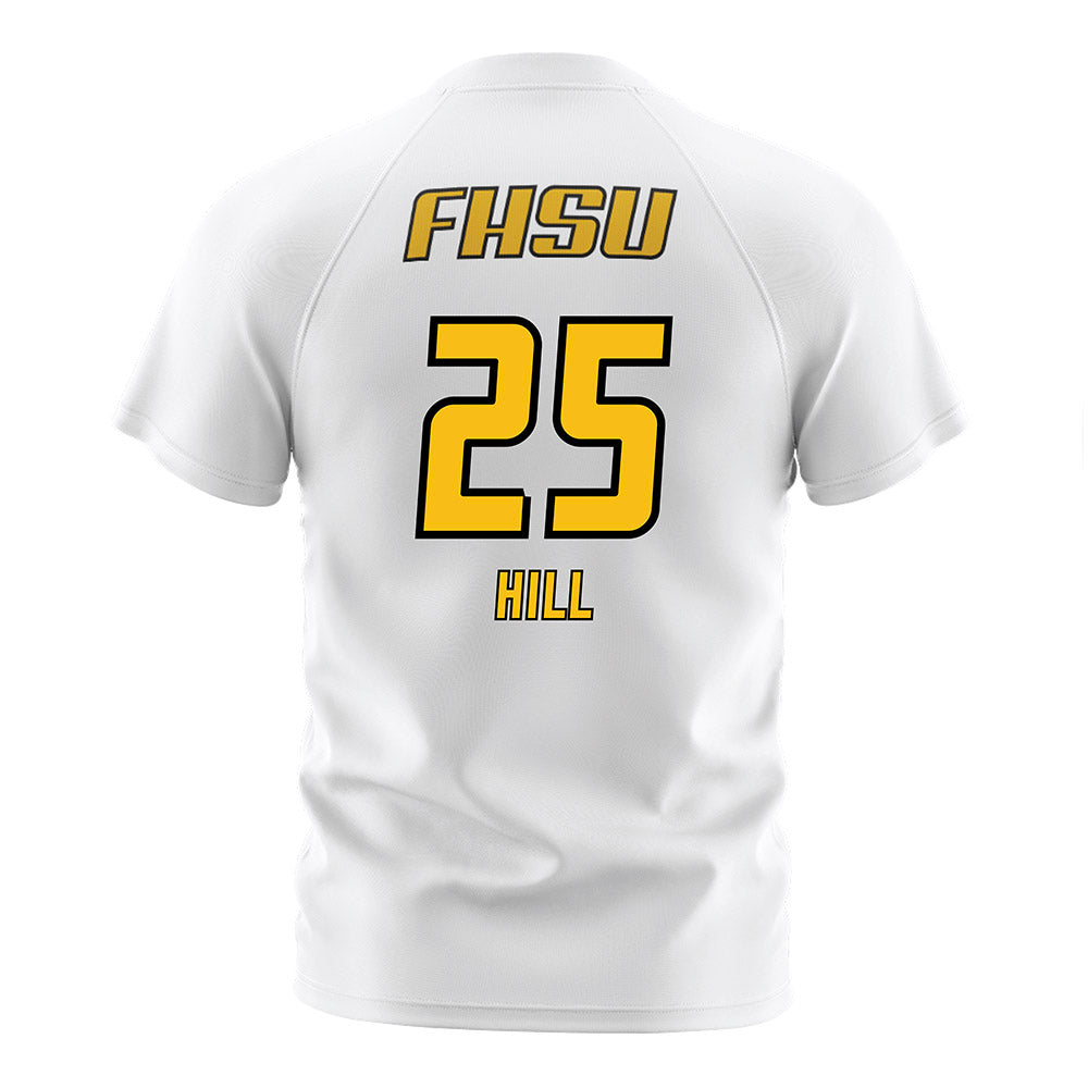 FHSU - NCAA Women's Soccer : Taylor Hill - White Soccer Jersey-1