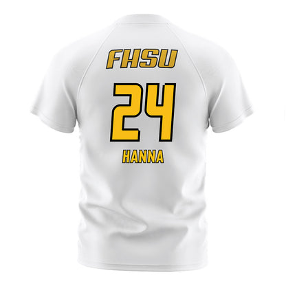 FHSU - NCAA Women's Soccer : Kiera Hanna - White Soccer Jersey-1