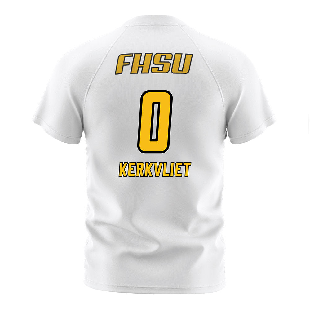  - NCAA Women's Soccer : Jamie Kerkvliet - White Soccer Jersey-1
