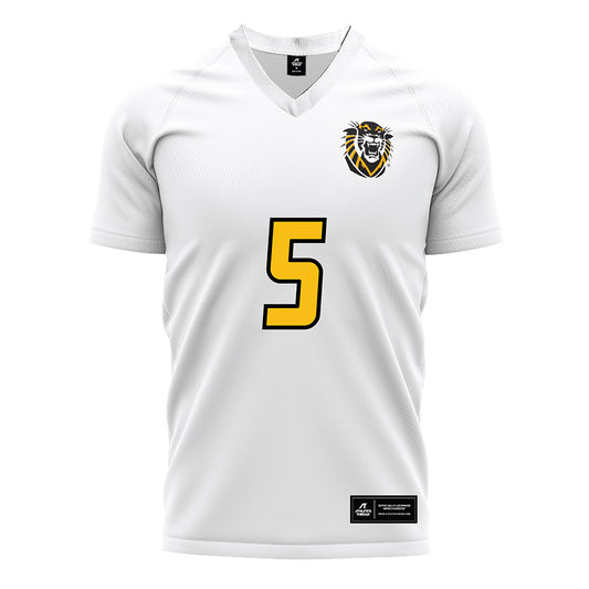 FHSU - NCAA Women's Soccer : Jiselle Batres - White Soccer Jersey-0