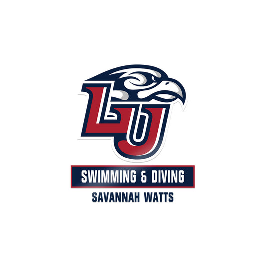 Liberty - NCAA Women's Swimming & Diving : Savannah Watts - Sticker-0
