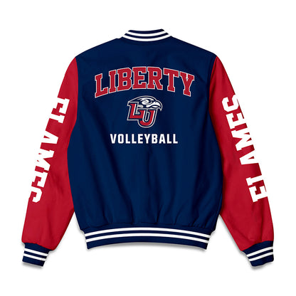 Liberty - NCAA Women's Volleyball : Addie Fielder - Bomber Jacket-1