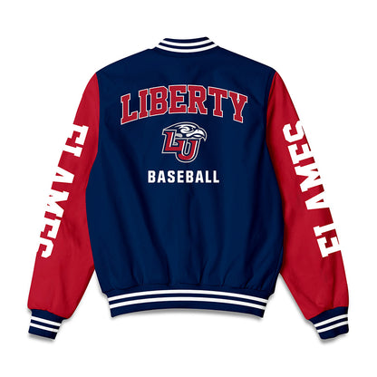 Liberty - NCAA Baseball : Joshua Campos - Bomber Jacket-1
