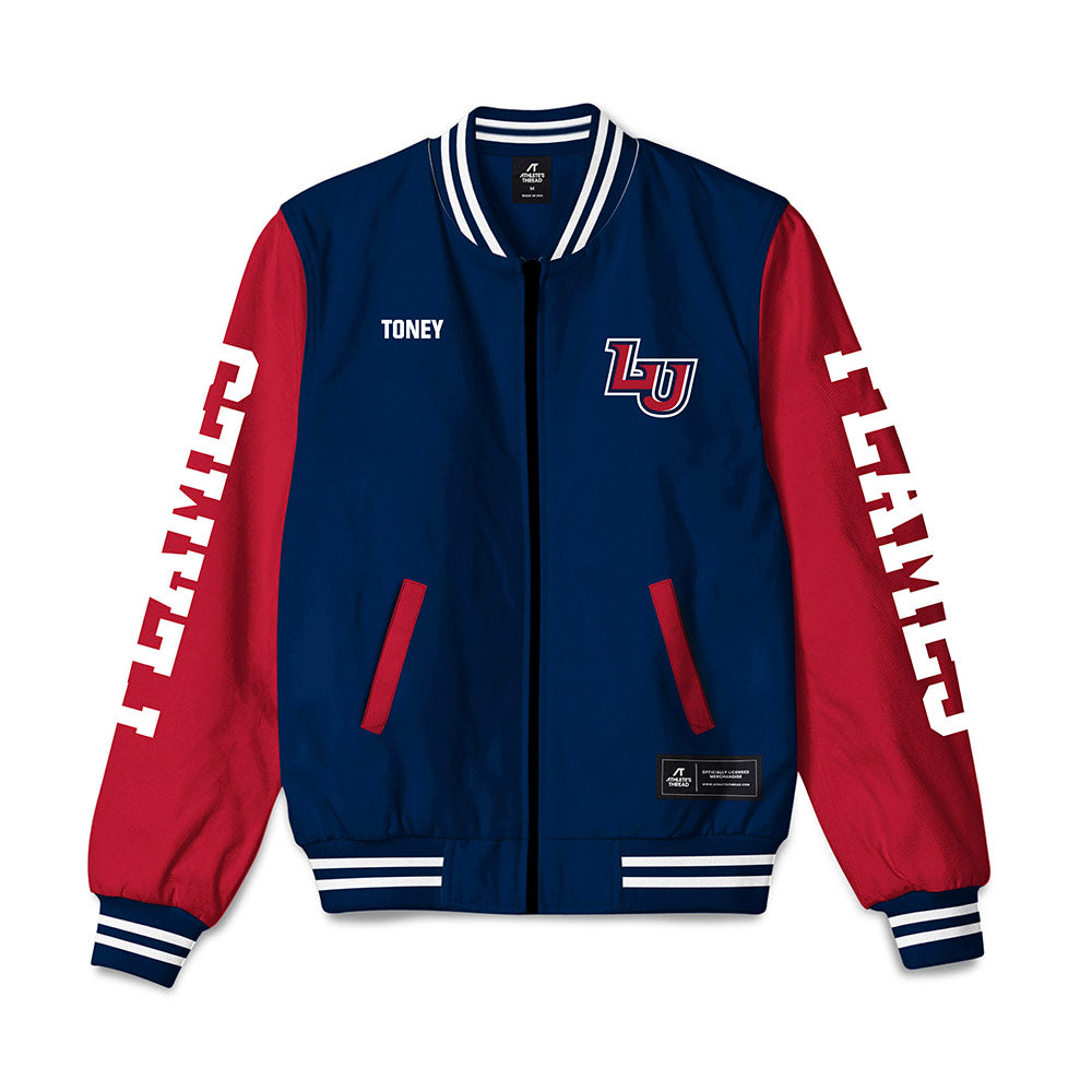 Liberty - NCAA Men's Track & Field : Marshall Toney - Bomber Jacket-0