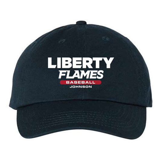 Liberty - NCAA Baseball : Peter Johnson - Dad Hat-0