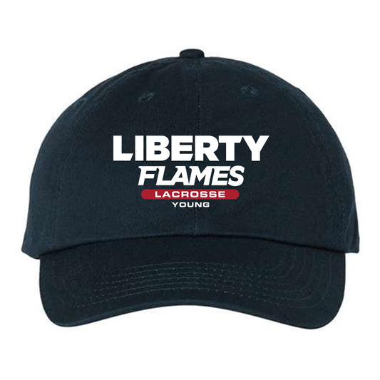 Liberty - NCAA Women's Lacrosse : Olivia Young - Dad Hat-0