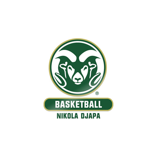Colorado State - NCAA Men's Basketball : Nikola Djapa - Sticker-0