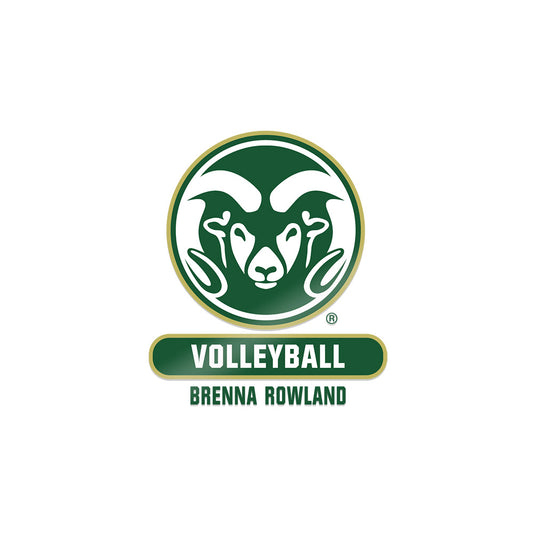 Colorado State - NCAA Women's Volleyball : Brenna Rowland - Sticker-0