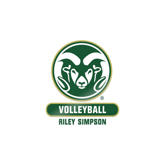 Colorado State - NCAA Women's Volleyball : Riley Simpson - Sticker-0