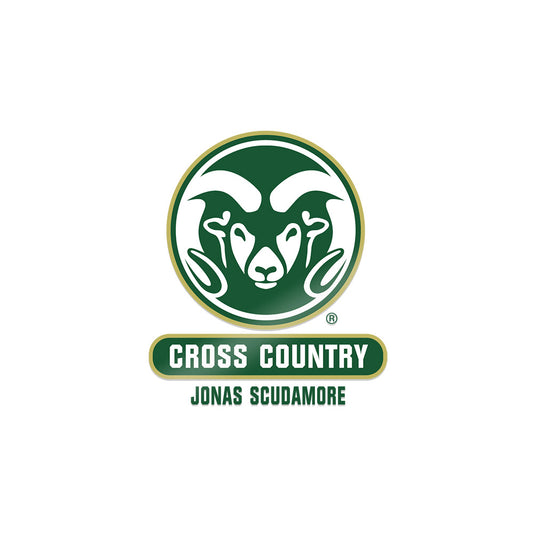 Colorado State - NCAA Men's Cross Country : Jonas Scudamore - Sticker-0