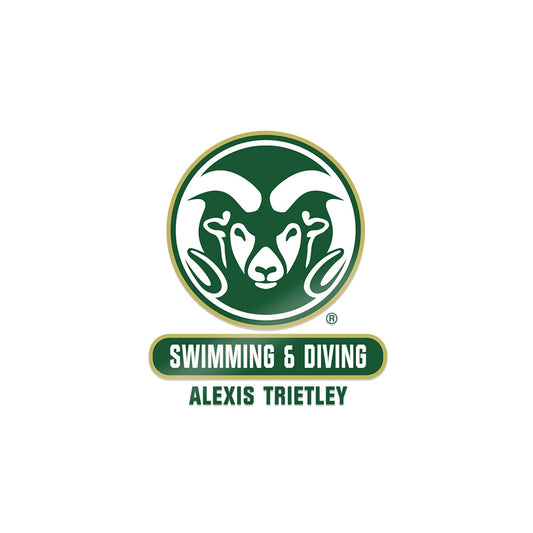 Colorado State - NCAA Women's Swimming & Diving : Alexis Trietley - Sticker-0