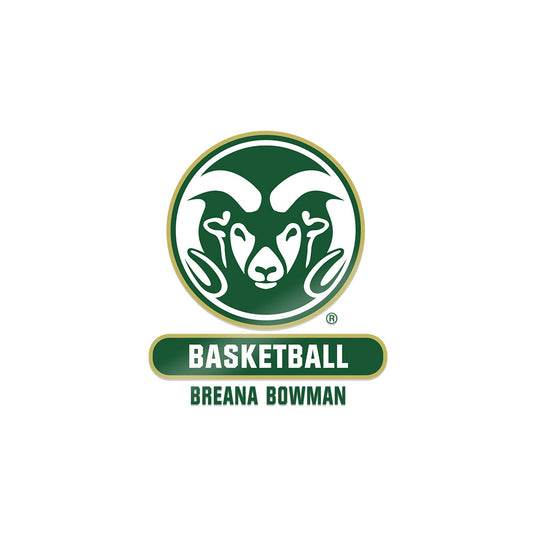 Colorado State - NCAA Women's Basketball : Breana Bowman - Sticker-0