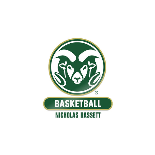 Colorado State - NCAA Men's Basketball : Nicholas Bassett - Sticker-0