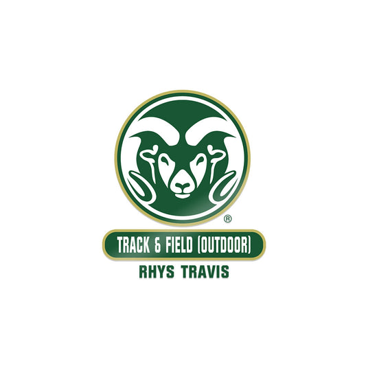 Colorado State - NCAA Men's Track & Field : Rhys Travis - Sticker-0