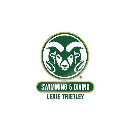 Colorado State - NCAA Women's Swimming & Diving : Lexie Trietley - Sticker-0