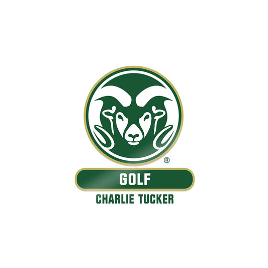 Colorado State - NCAA Men's Golf : Charlie Tucker - Sticker-0