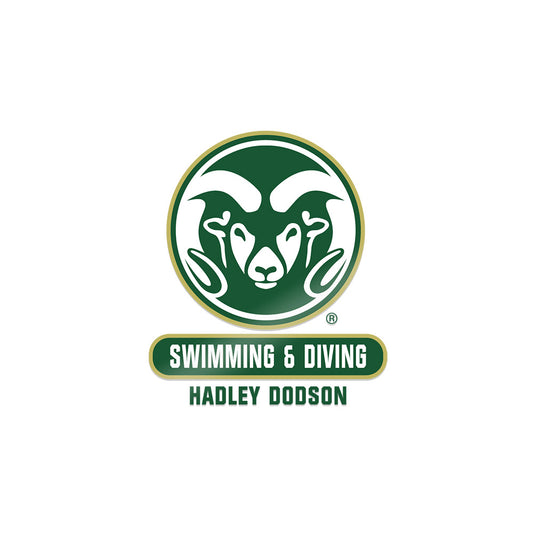 Colorado State - NCAA Women's Swimming & Diving : Hadley Dodson - Sticker-0