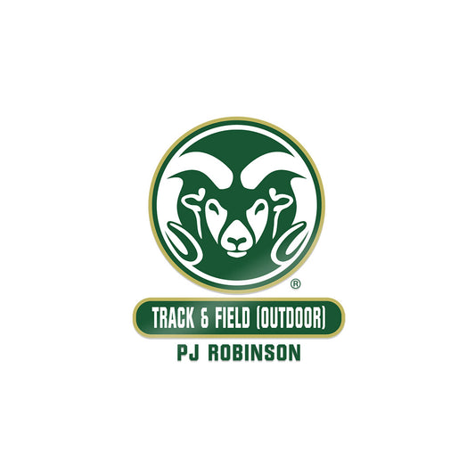 Colorado State - NCAA Men's Track & Field : PJ Robinson - Sticker-0