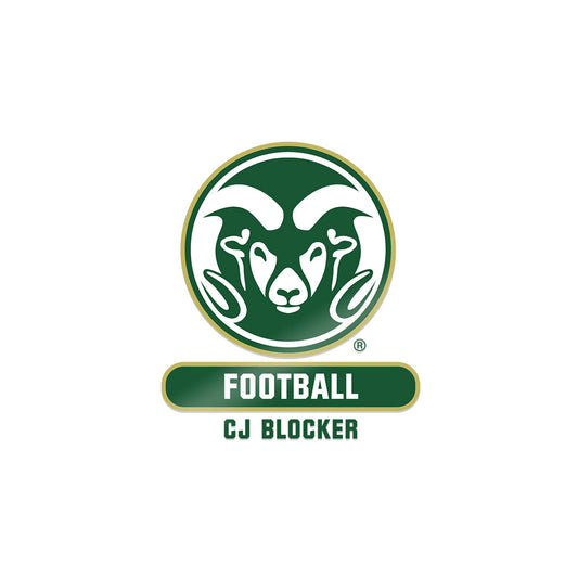 Colorado State - NCAA Football : CJ Blocker - Sticker-0