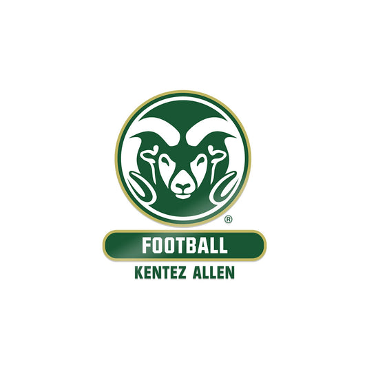 Colorado State - NCAA Football : Kentez Allen - Sticker-0