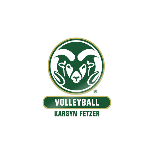 Colorado State - NCAA Women's Volleyball : Karsyn Fetzer - Sticker-0