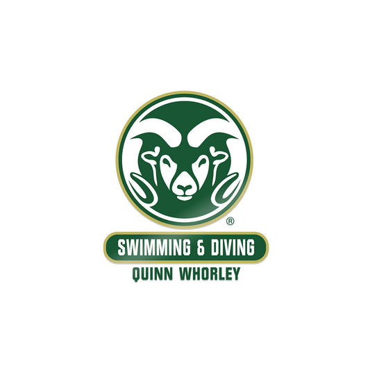 Colorado State - NCAA Women's Swimming & Diving : Quinn Whorley - Sticker-0