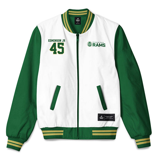 Colorado State - NCAA Football : Robert Edmonson Jr - Bomber Jacket-0