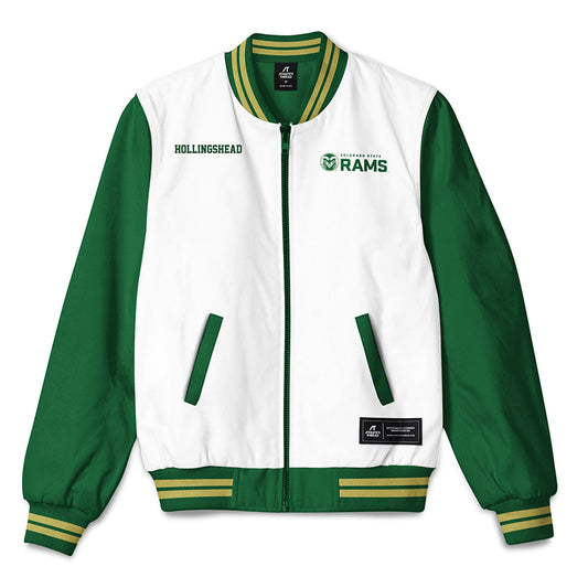 Colorado State - NCAA Women's Track & Field : Ashley Hollingshead - Bomber Jacket-0